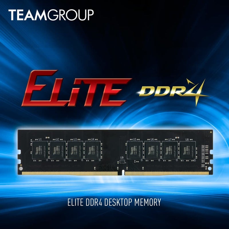 TEAMGROUP Elite DDR4 16GB Kit (2 x 8GB) 3200MHz (PC4-25600) CL22 Unbuffered Non-ECC 1.2V UDIMM 288 Pin PC Computer Desktop Memory Module Ram Upgrade - TED416G3200C22DC01 - Image 4